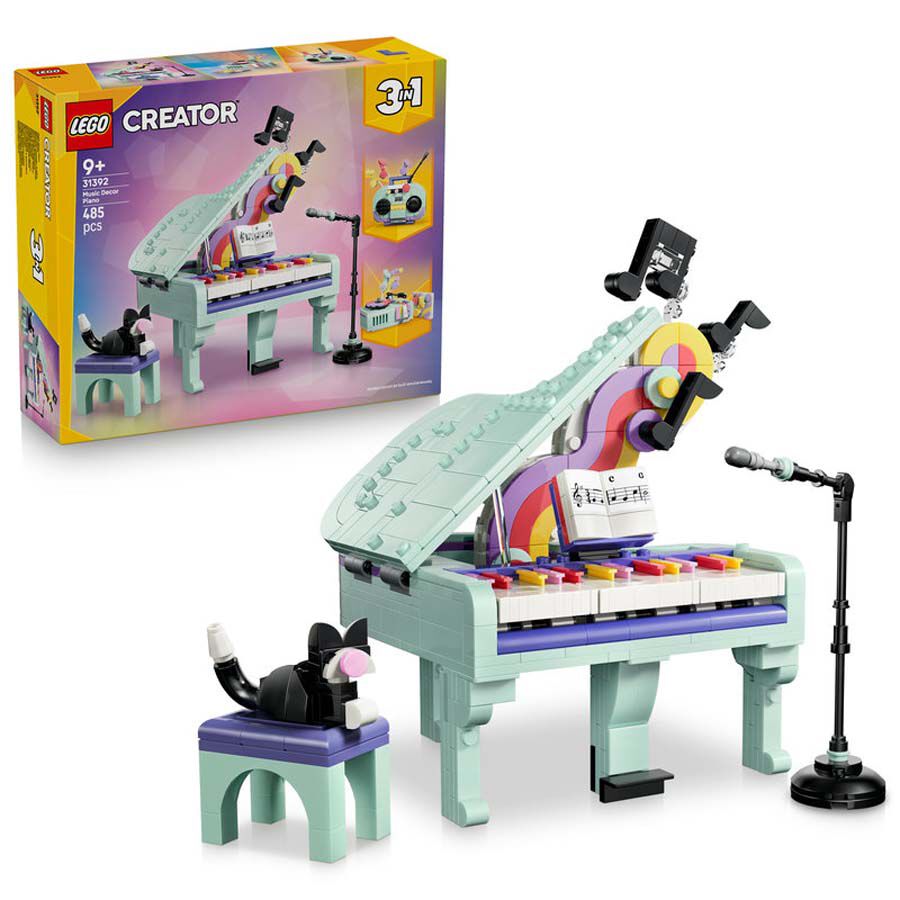 LEGO&reg; Creator Piano Decorativo Musical con Gato 31392