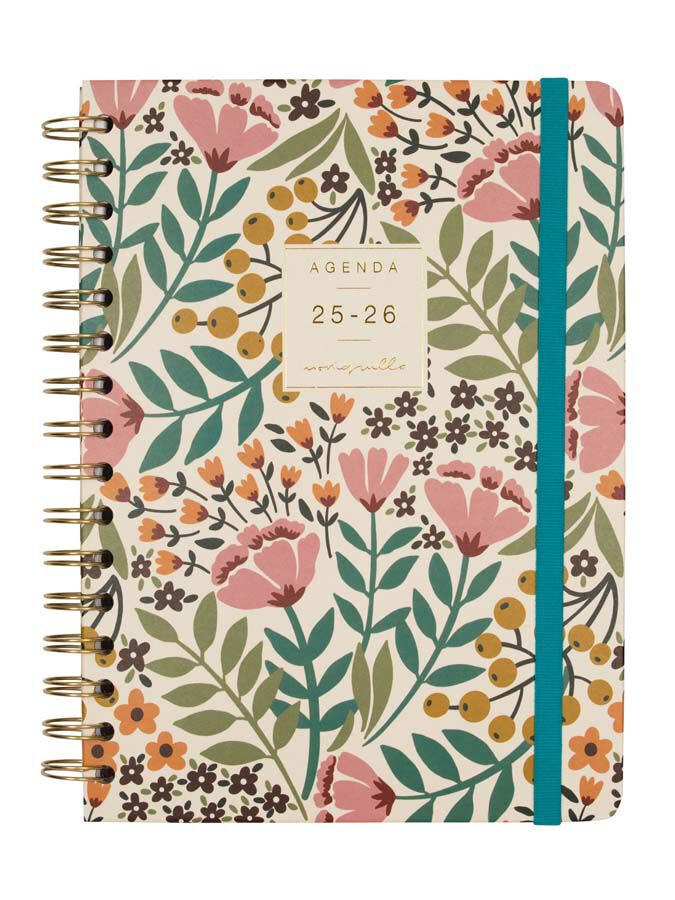 Agenda Finocam escolar Moniquilla E10 sem/vista cas 2025-26 jard&iacute;n