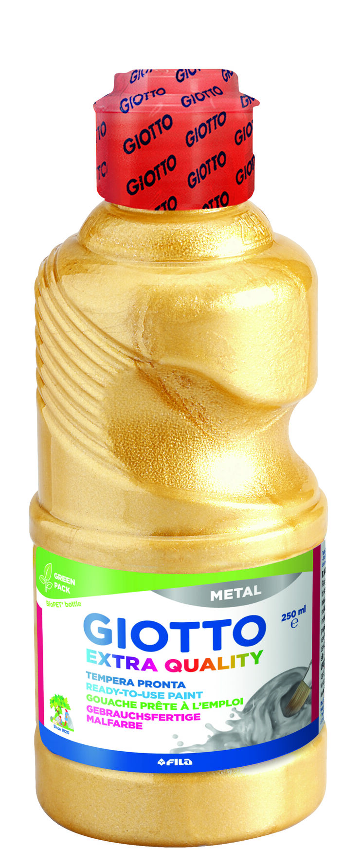 Tèmpera Giotto Metall 250ml or