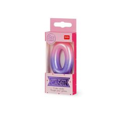 Vela Legami rosa/lila nº0