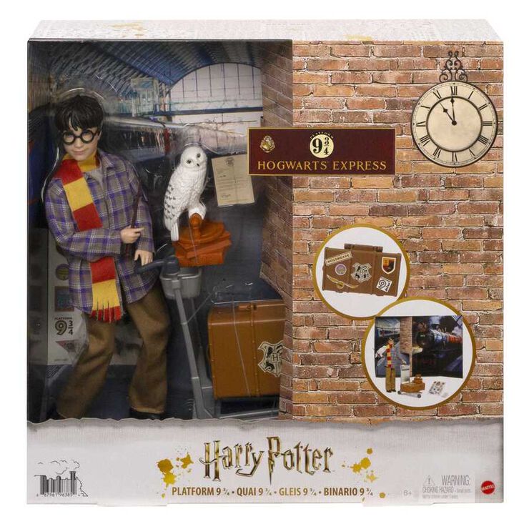 Muñeco Harry Potter en la Plataforma 9 3/4