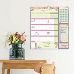 Calendario Pared Finocam 16M Plus Castellano 2026-27 Frases