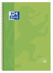 Notebook Oxford EuropeanBook 1 A4 80 fulls 5x5 verd poma