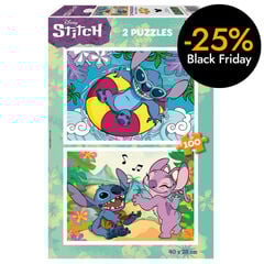 Puzle 2 X 100 peces Stitch