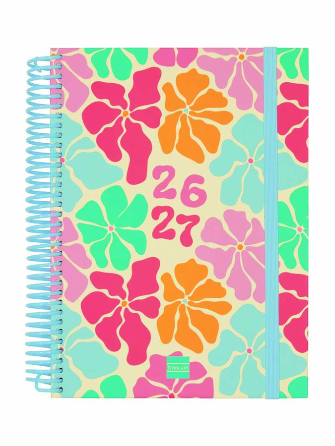 Agenda Escolar Finocam Diva 1/4 D&iacute;a/P&aacute;gina Castellano 2026-27 Spring