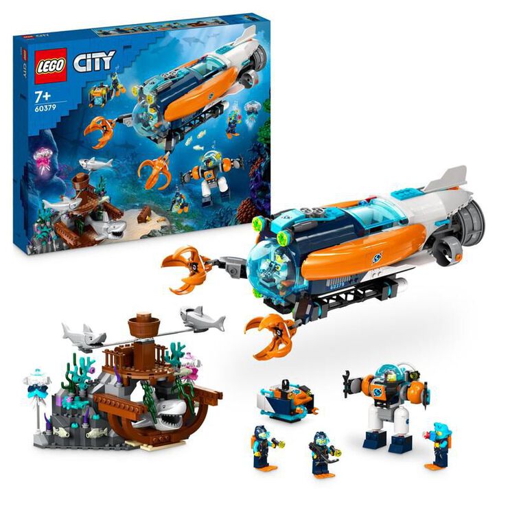 LEGO&reg; City Submar&iacute; Explorador de les Profunditats Marines 60379