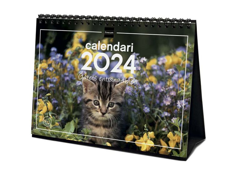Calendario sobremesa Finocam 2024 Gatitos cat