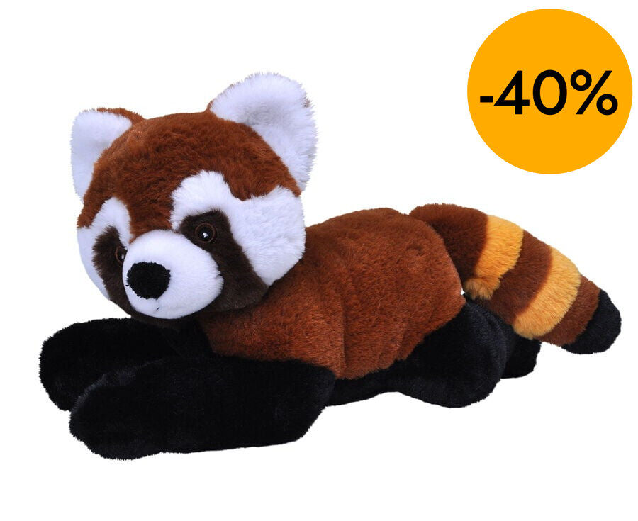 Peluche Panda Rojo Ecokins 30 cm
