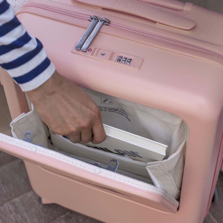 Trolley Cabina 550mm Milan 430 rosa