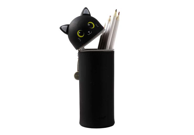 Estuche vertical silicona iTotal Cat negro