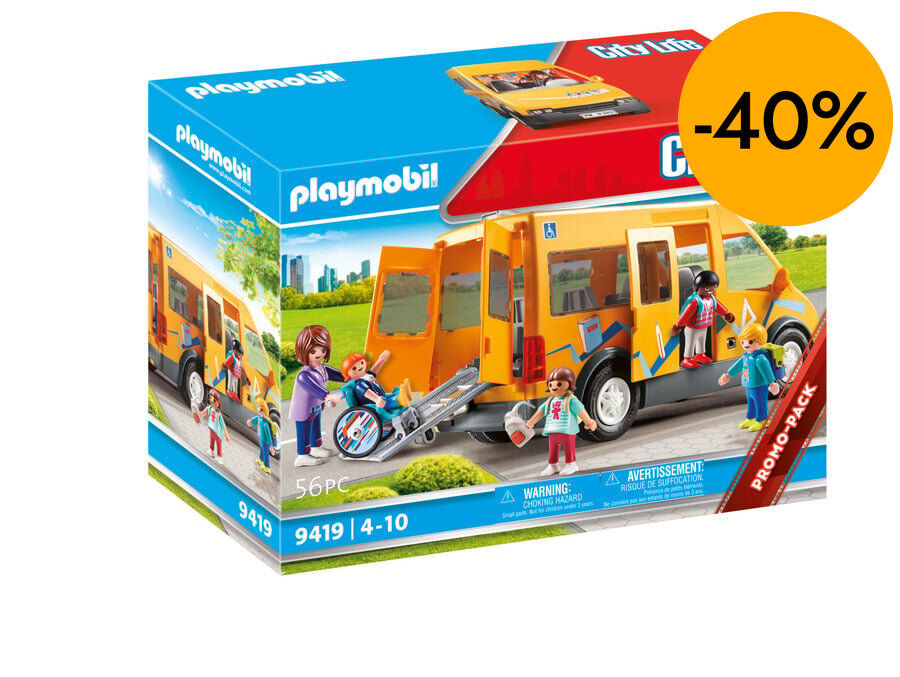 Playmobil City Life Autob&uacute;s escolar 9419