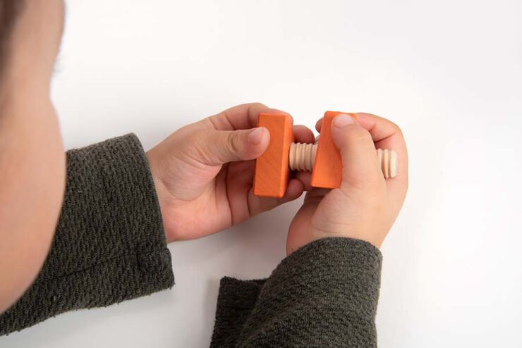 Roscas y tornillos de madera 21 piezas
