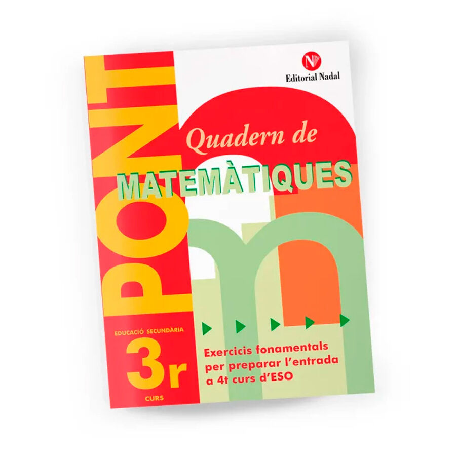 Quadern de matem&agrave;tiques Pont 3r ESO