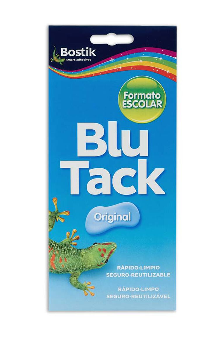 Blu Tack Bostik escolar original 90g azul