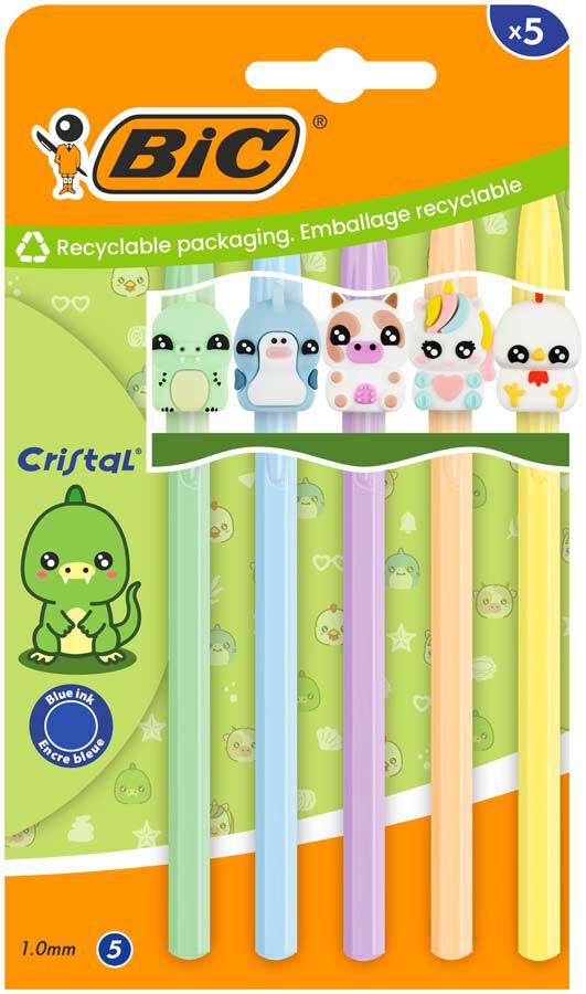 Bol&iacute;graf Bic Cristal Figura 5u