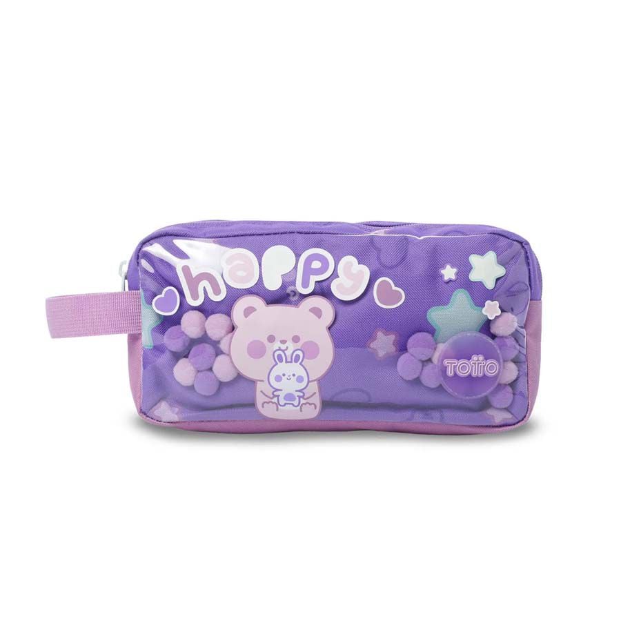 Estuche Totto 2 Cremalleras Friends Party