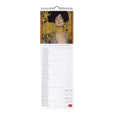Calendari paret Legami 16X49 2024 Gustav Klimt