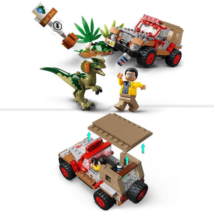 LEGO® Jurassic Park Emboscada al Dilofosaurio 76958