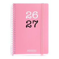 Agenda Escolar Activa S/V Mult. 2026-2027 Rosa