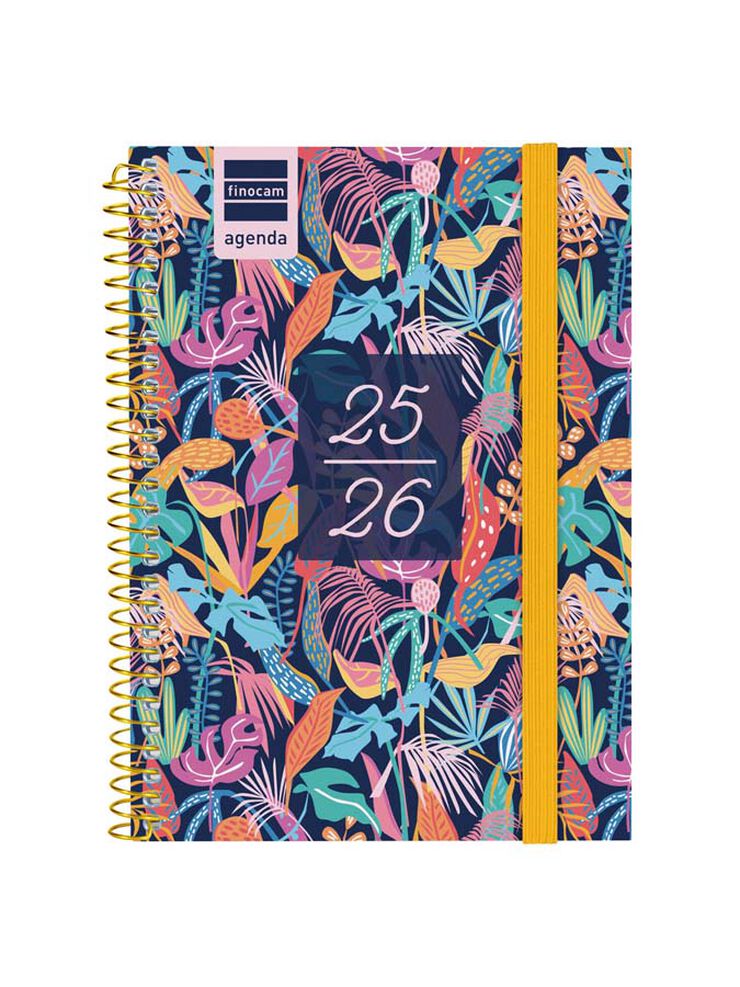 Agenda Finocam escolar Secundària 1/8 setm/vista cat 2025-26 tropic