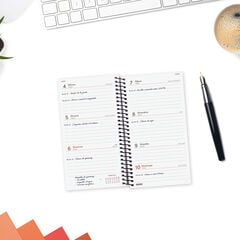 Agenda Finocam Opaque Setmana Vista Horitzontal 2027 Catal&agrave; Blau