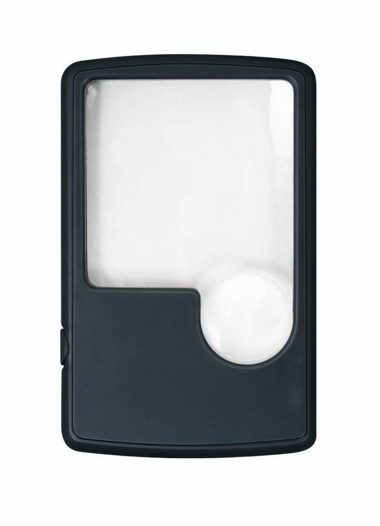 Lupa de bolsillo con Luz x4