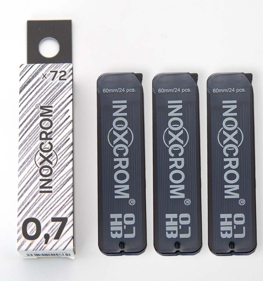 Mines grafit 0,7 HB Inoxcrom 72u