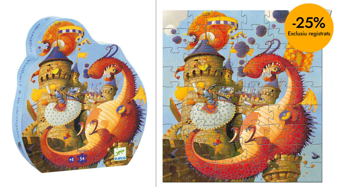 Puzle Vaillant y el drag&oacute;n