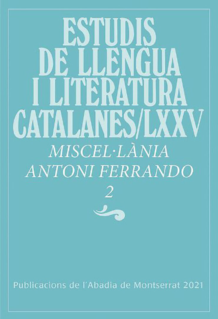 Miscel·lània Antoni Ferrando, 2