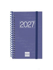 Agenda Finocam Year Semana Vista Horizontal 2027 Catal&aacute;n Azul