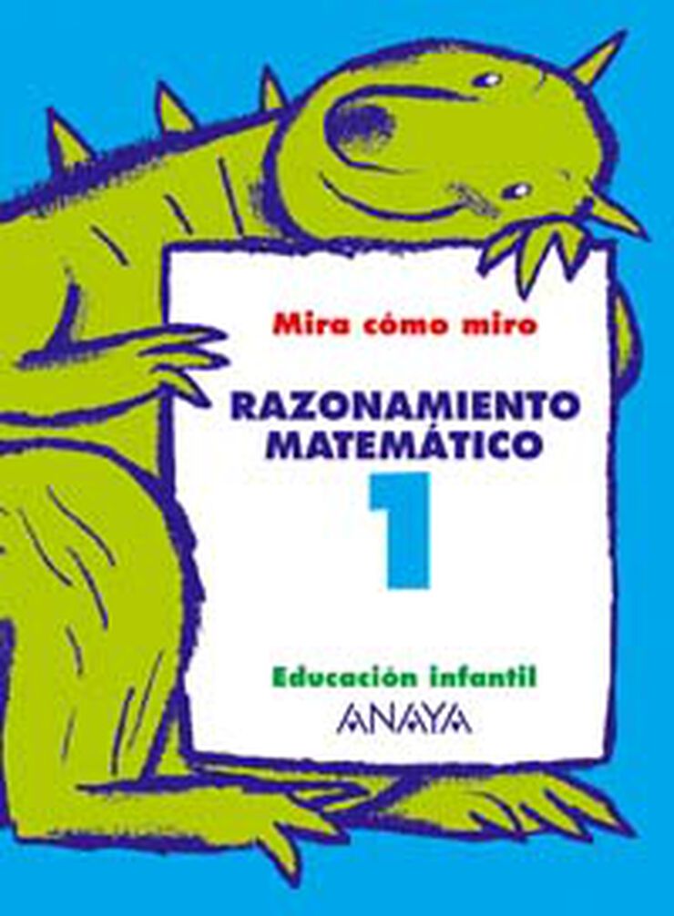 Razonamiento Matemático 1 Infantil 3 Años