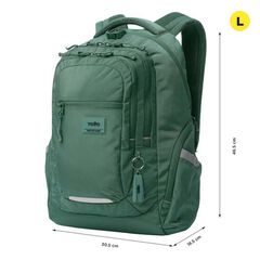 Mochila Totto PC Eufrates verde