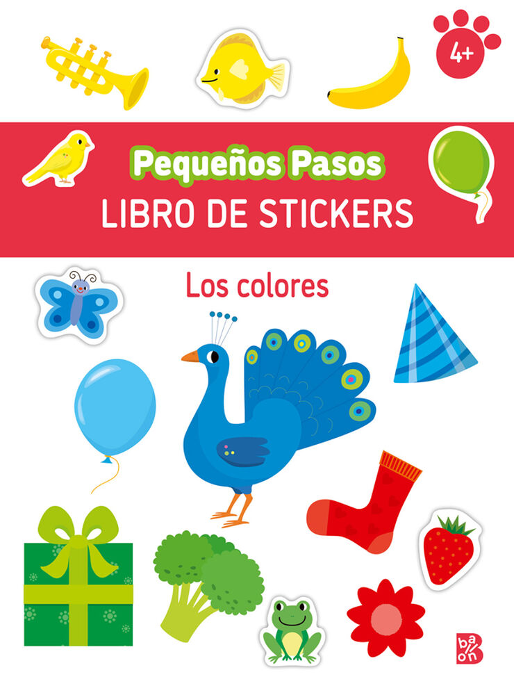 Pequeños pasos Libro de stickers - Los colores