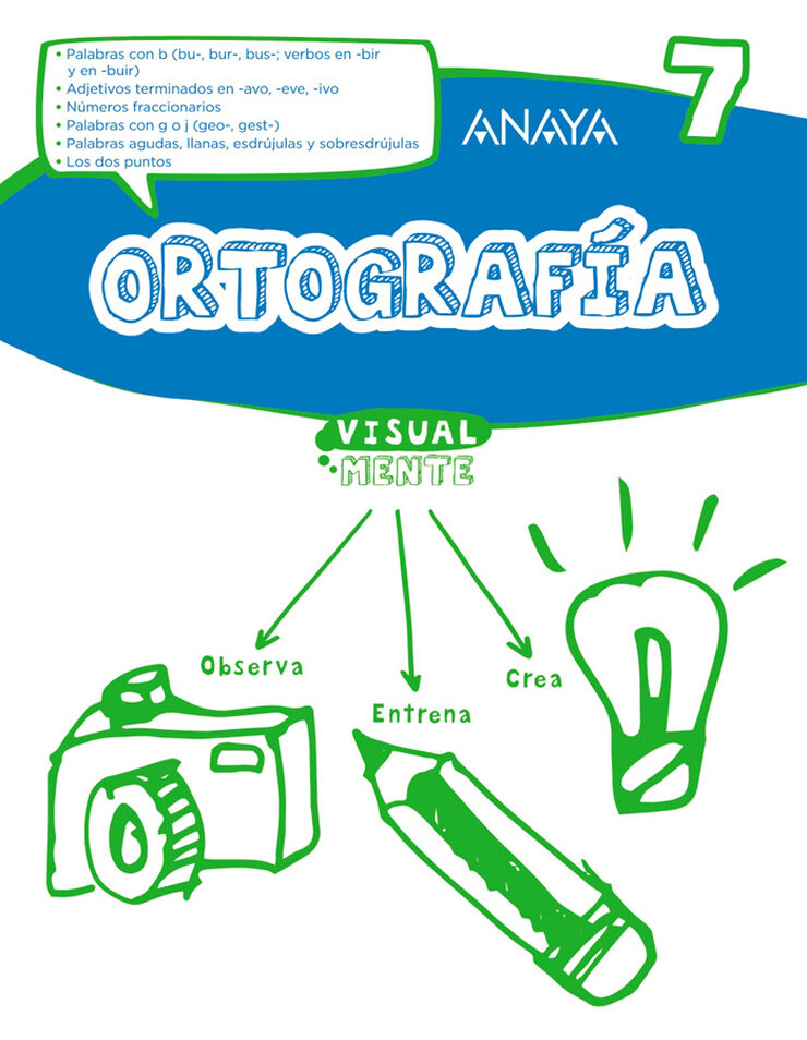 Ortograf&iacute;a 7. Primaria