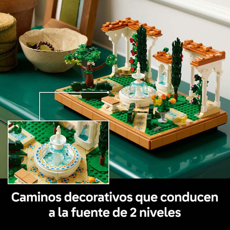 LEGO® Icons Jardín con Fuente 10359
