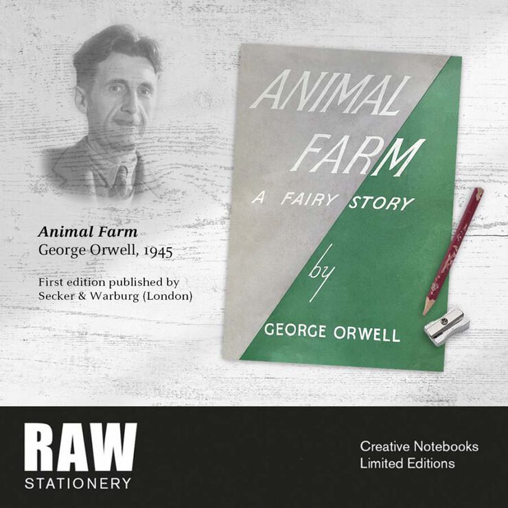 Llibreta A5 Raw Stationery Primera Edició Animal Farm