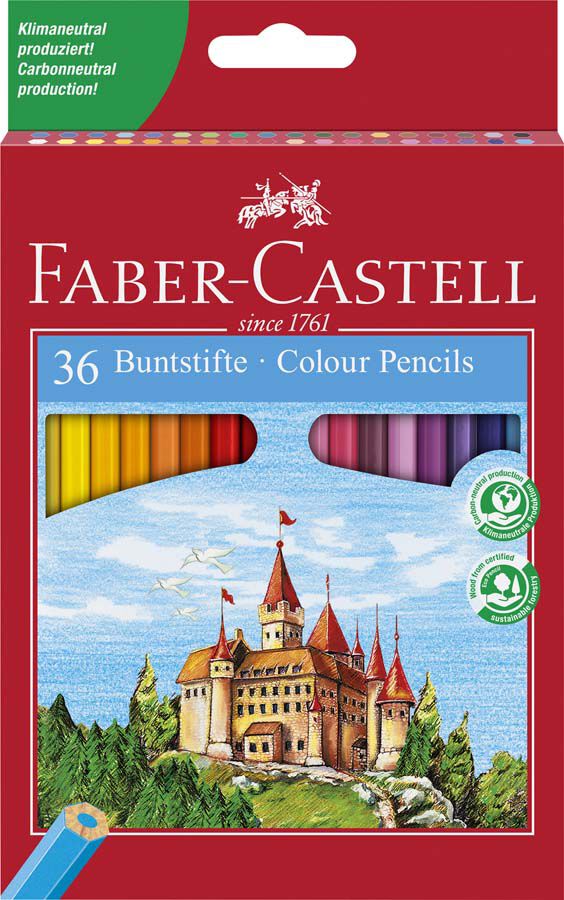 L&aacute;pices de colores Faber-Castell Ecologic 36 colores