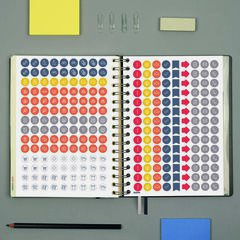 Agenda Finocam 16M Tempus 1/4 Sem/Vista Vertical Castellano 2026-27 Negro