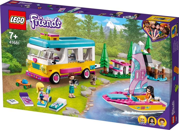 LEGO® Friends Autocaravana i vaixell de vela 41681