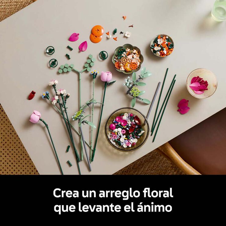 LEGO® Botanicals Ramo de Flores Fantasía en Rosa 10342