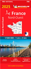 Mapa national France nord-ouest 2025 Mapa national France nord-ouest 2025