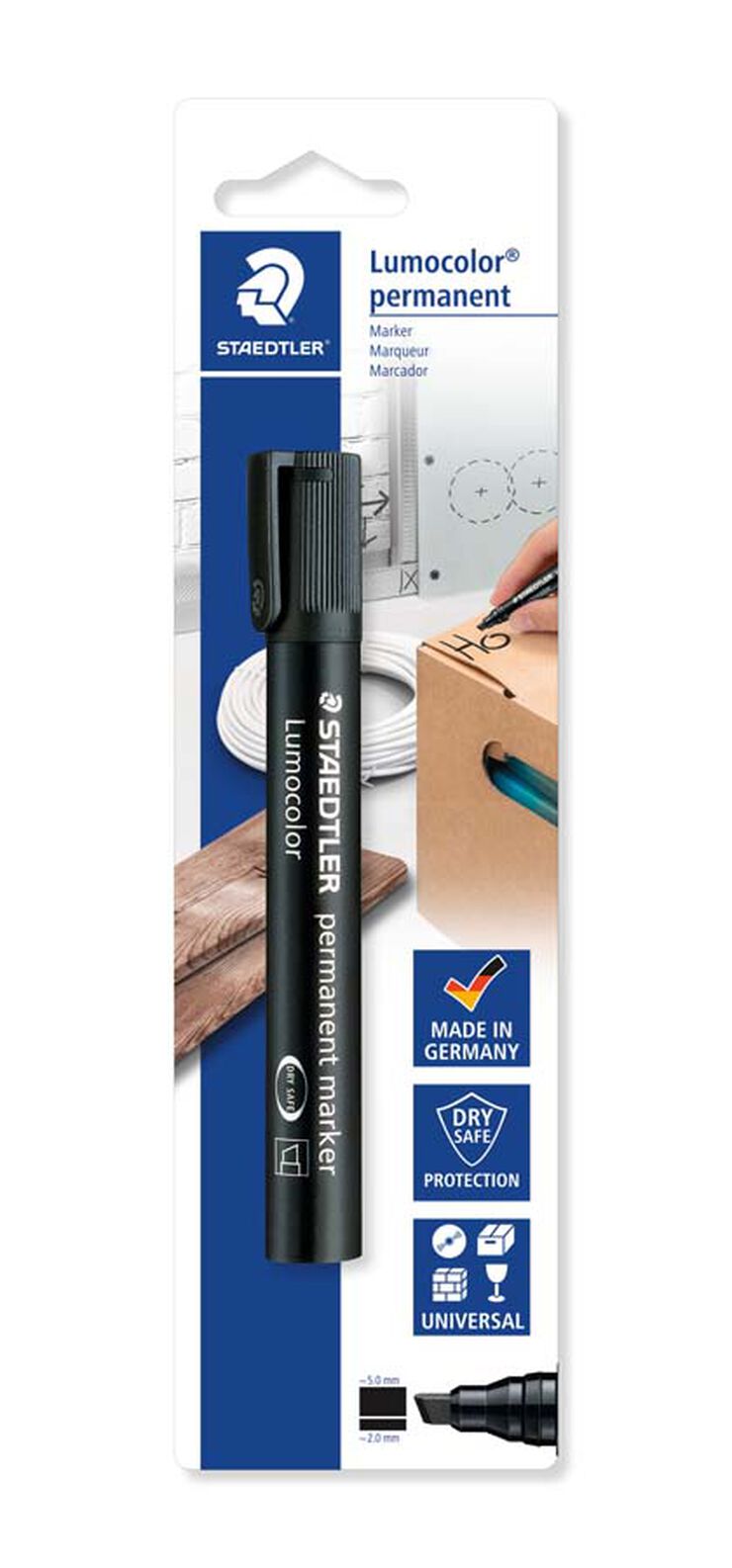 Rotulador permanente Staedtler Lumocolor 350 negro