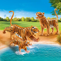 Playmobil Family Fun Tigres con Bebé (70359)