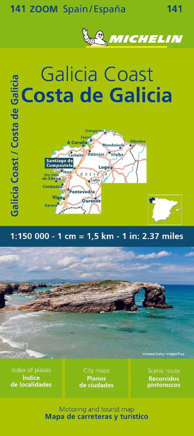 Mapa zoom Costa de Galicia