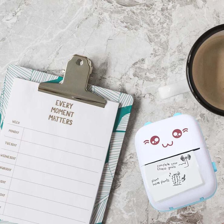 Impressora Mini Funny Kawai blau