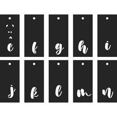 Plantillas Caligrafía Abecedario Artemio 70 piezas