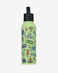 Botella Termo Runbott 600 ml Retro Gamer Green
