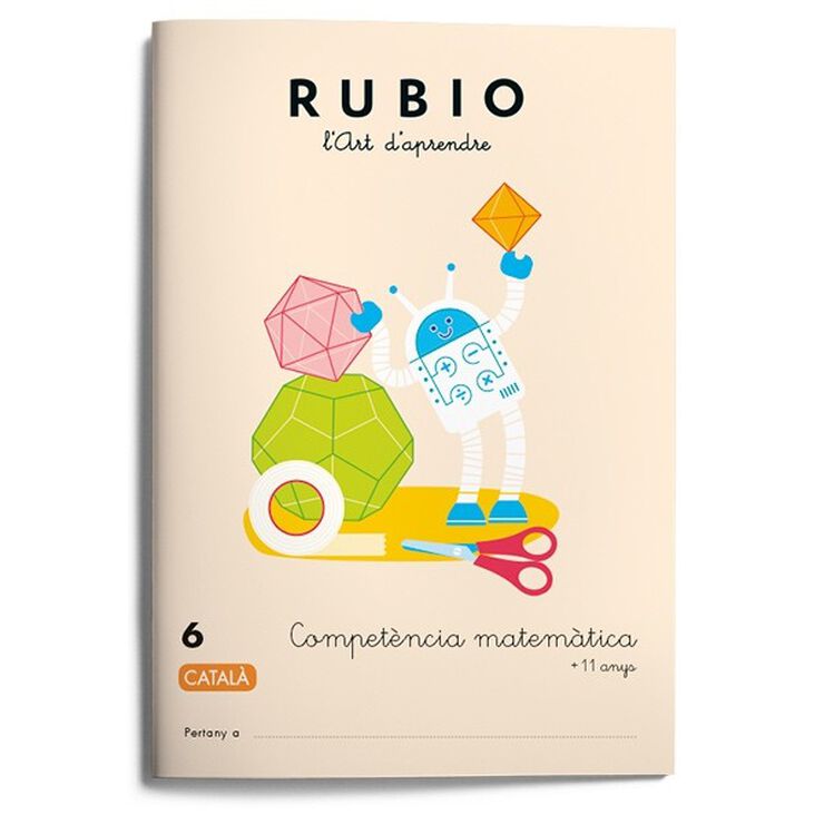 Competència Matemàtica 6 6è Primària Rubio