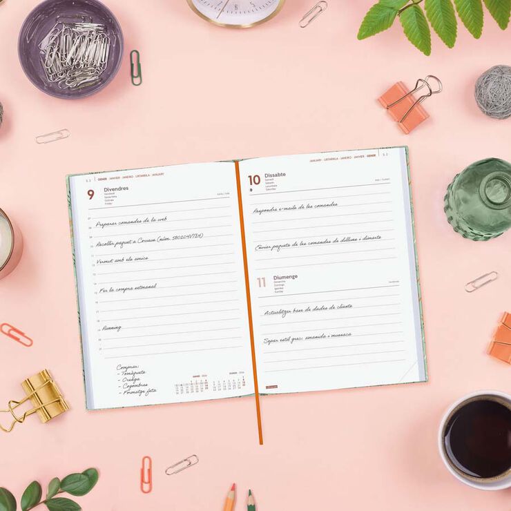 Agenda Finocam Berlín Y10 día/pág cat 2026 Trigo