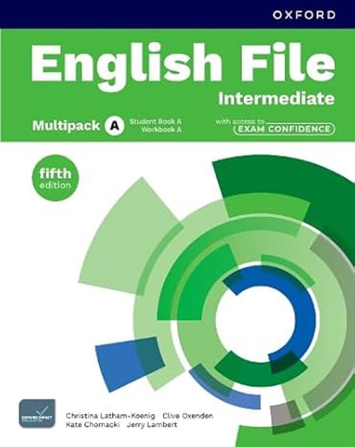 English File fifth edition Intermediate Student Book & Workbook with access to Exam Confidence multi-pack A